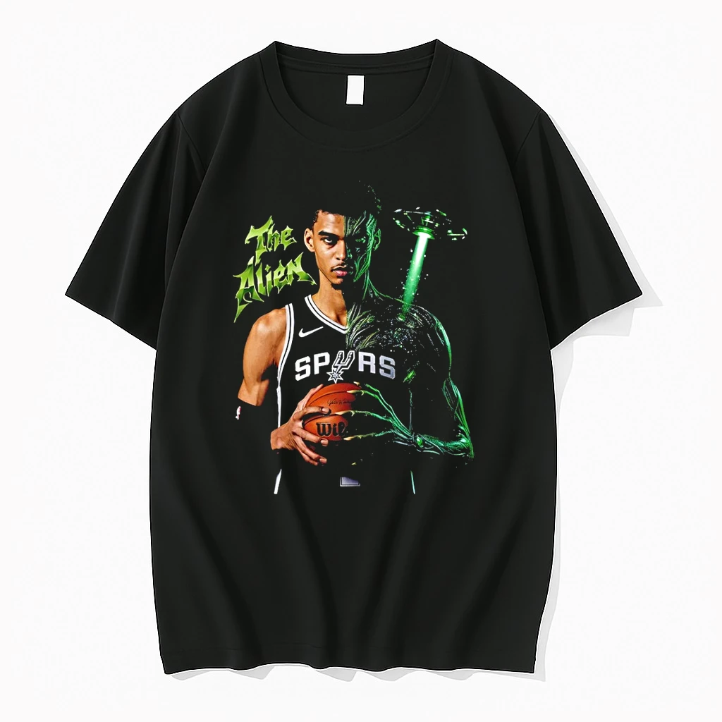 Wemby Spurs The Alien Tribute Shirts