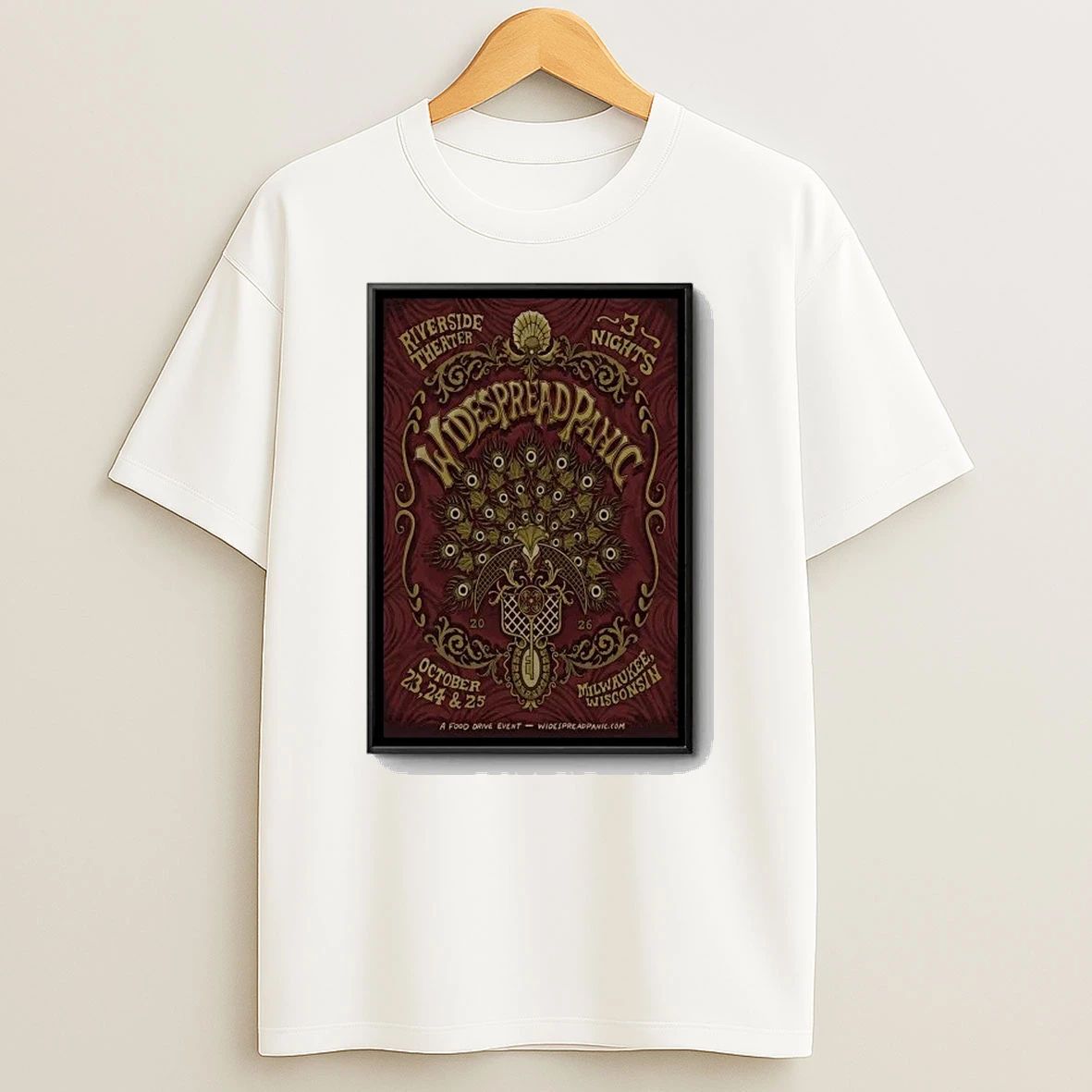 Widespread Panic Richmond Va Sep 12 13 2025 Allianz Amphitheater At Riverfront Event Shirts