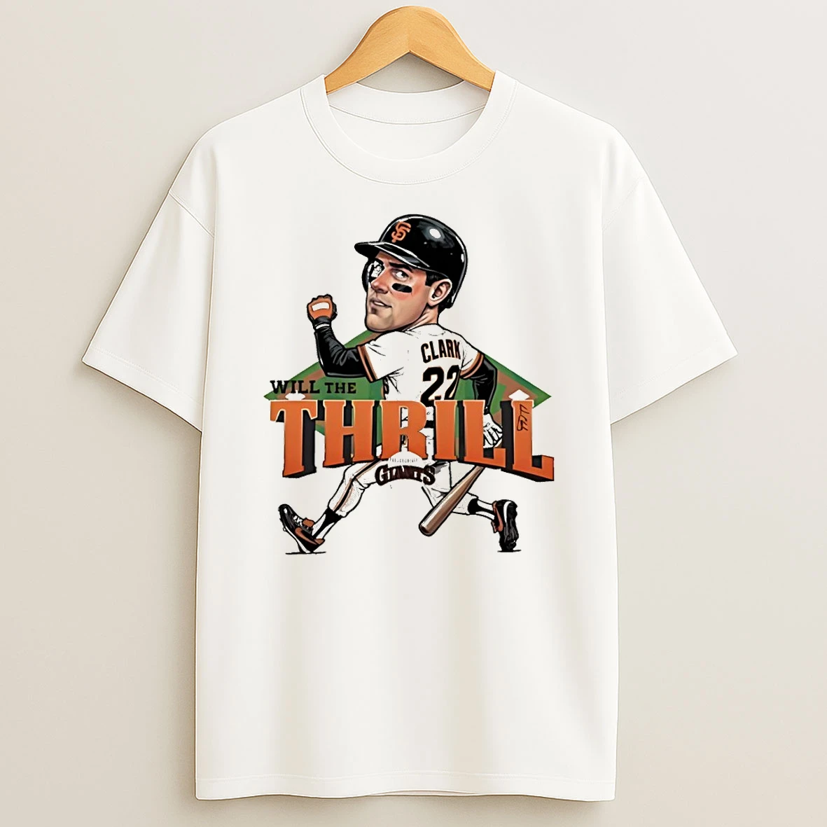 Will Clark San Francisco Giants Baseball Will The Thrill Mlb 2026 Shirts