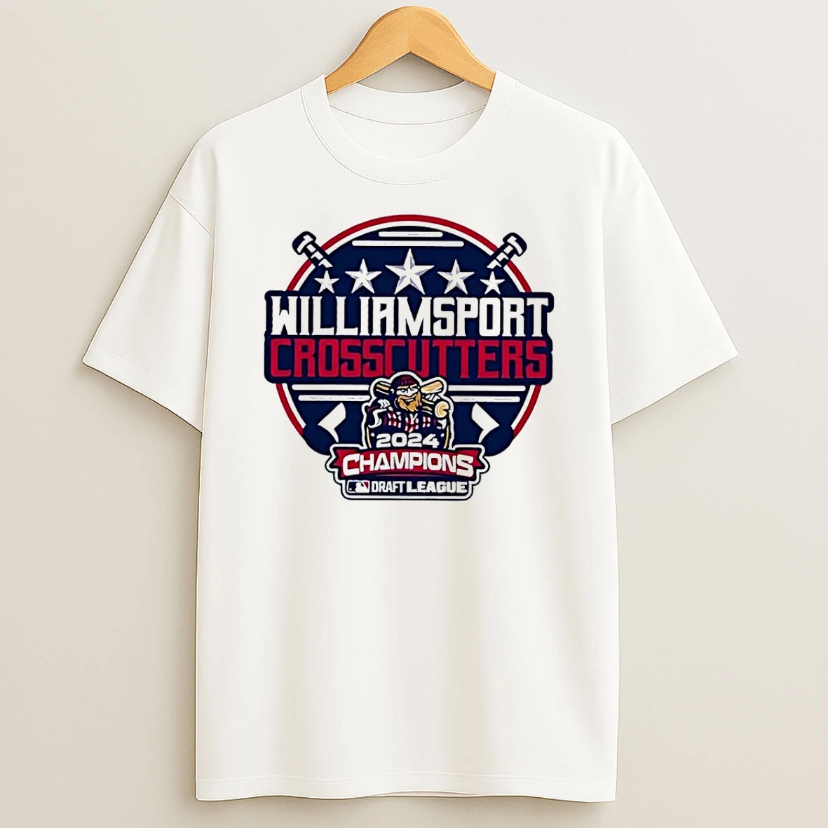 Williamsport Crosscutters 2024 Champions Draft League White Shirts