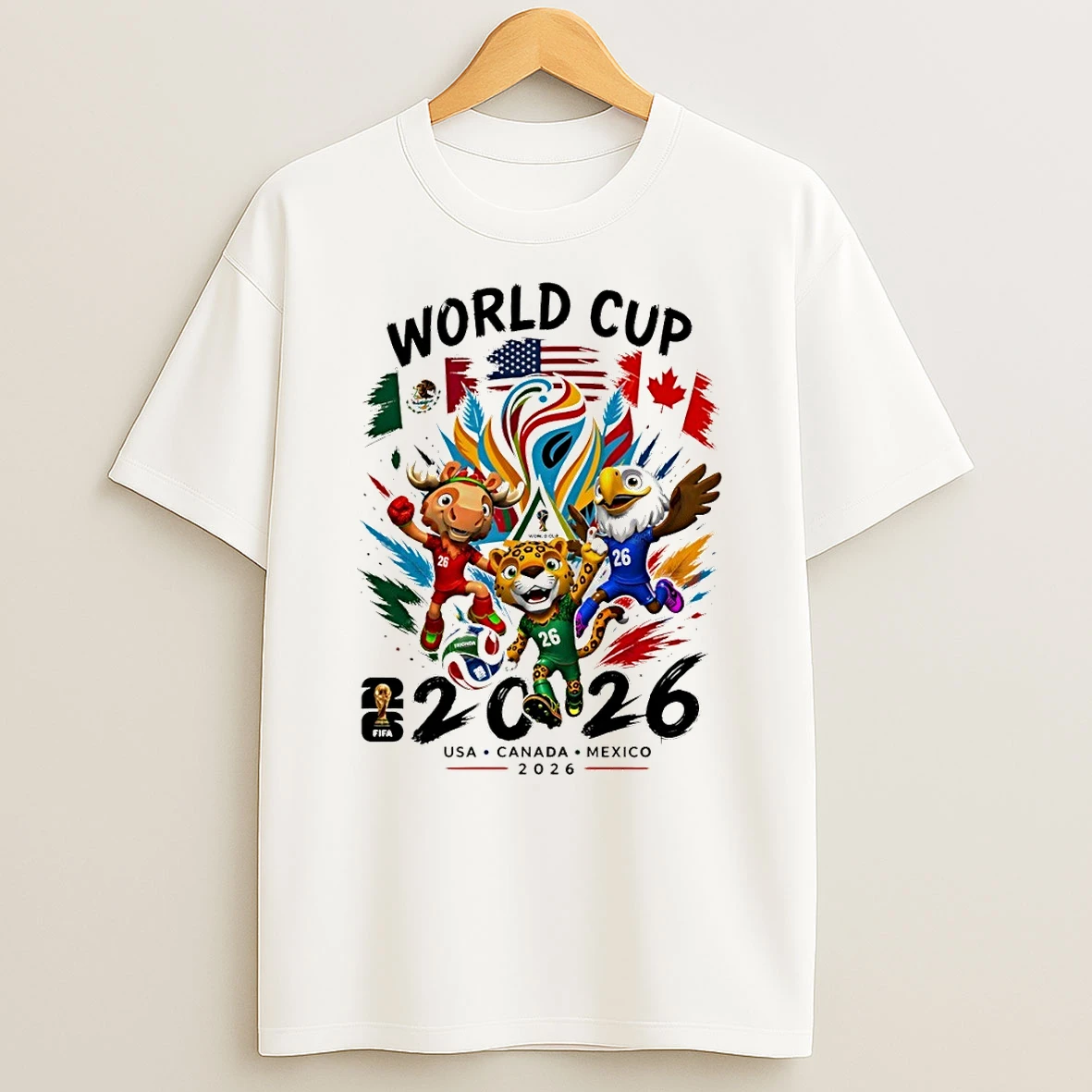 World Cup 2026 Usa Canada Mexico Soccer Gift For Soccer Lovers Shirts