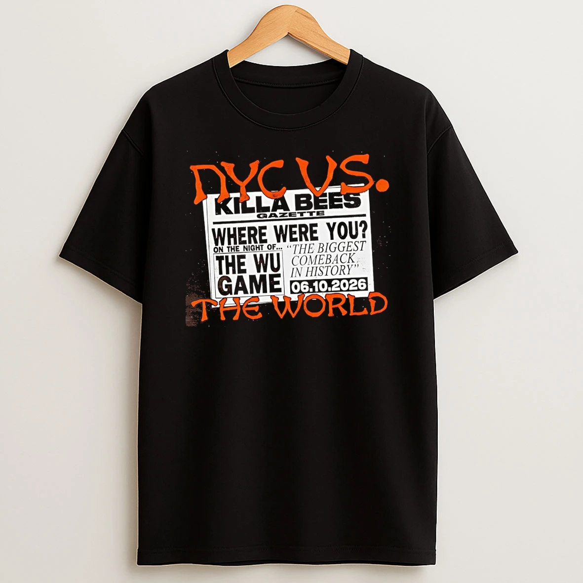 Wu Tang Clan Nyc Vs The World Killa Bees Gazette The Wu Game 06 10 2026 New York Knicks Shirts