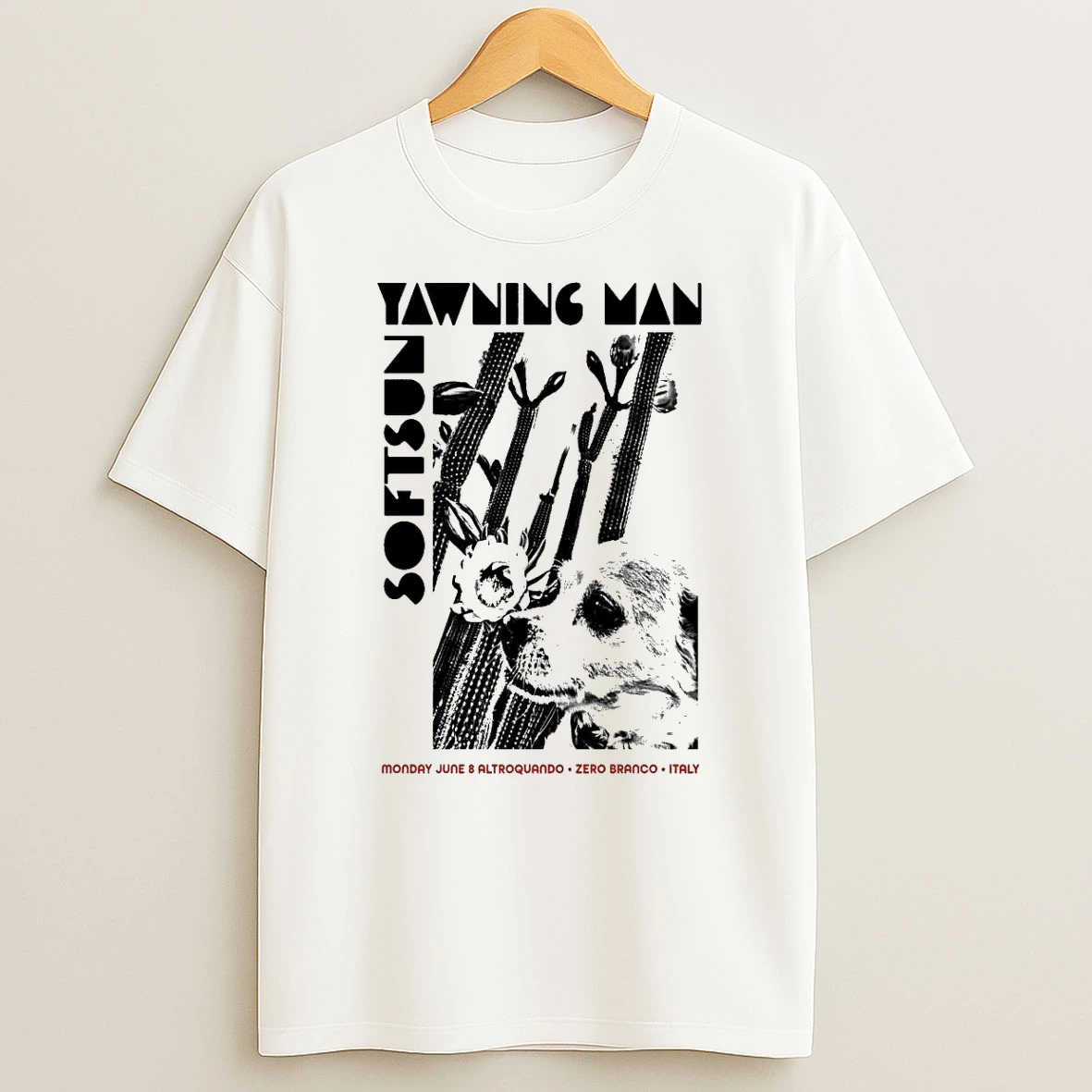 Yawning Man June 8 2026 In Zero Branco Italy 1 Shirts