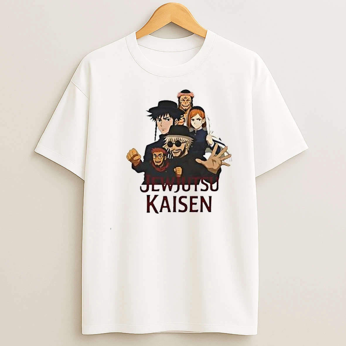 Yuji Itadori Megumi Fushiguro Nobara Kugisaki Satoru Gojo Jewjutsu Kaisen Shirts