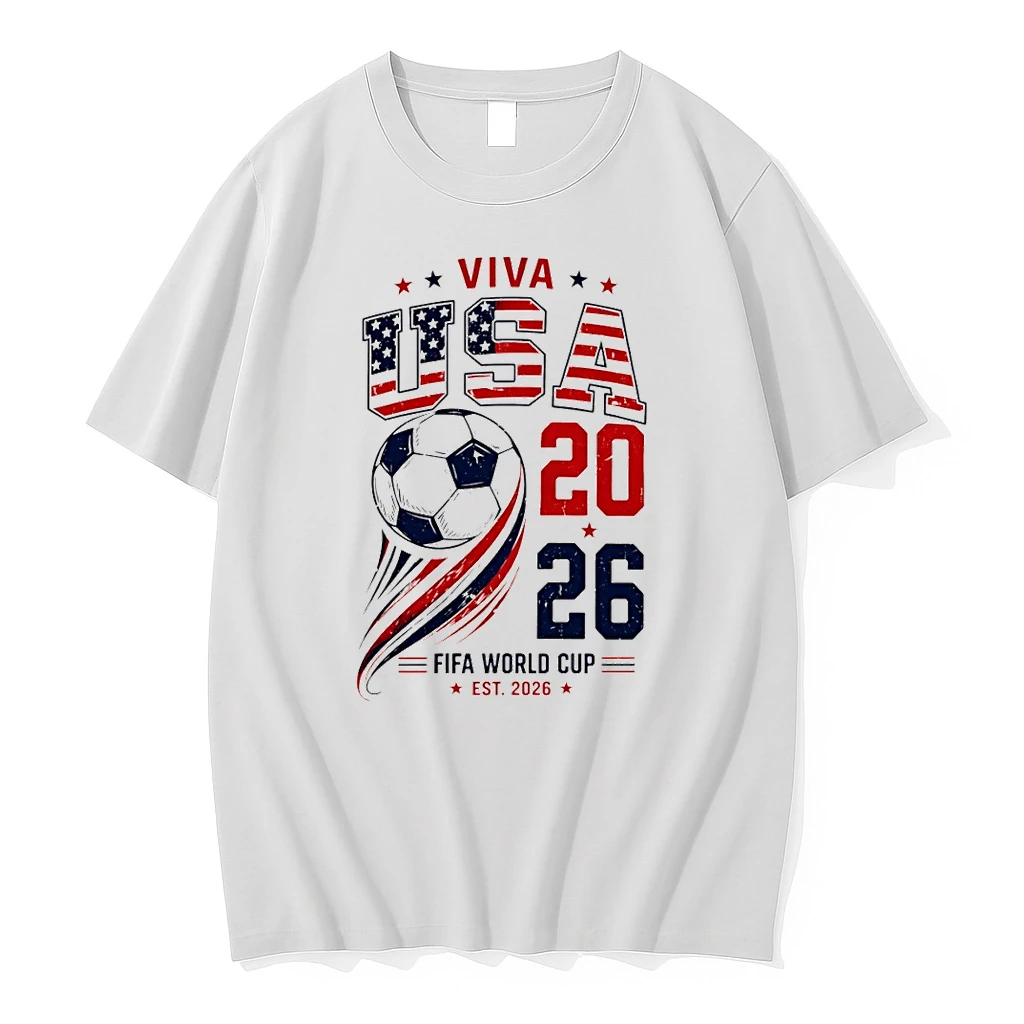 Vrgmuo1y Viva Usa 2026 Soccer Patriotic Fifa World Cup Shirts