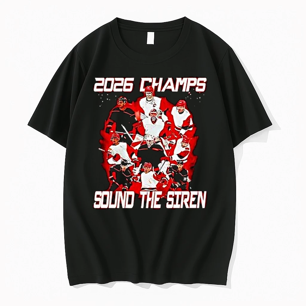 500 Level 2026 Champs Sound The Siren Carolina Hurricanes Shirts