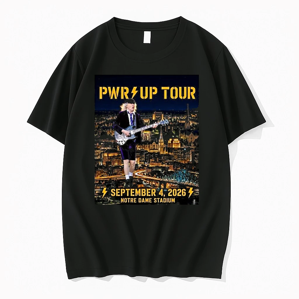 Acdc Power Up Tour 2026 Pwr Up Tour At Notre Dame Stadium In Notre Dame In On September 4 2026 Shirts