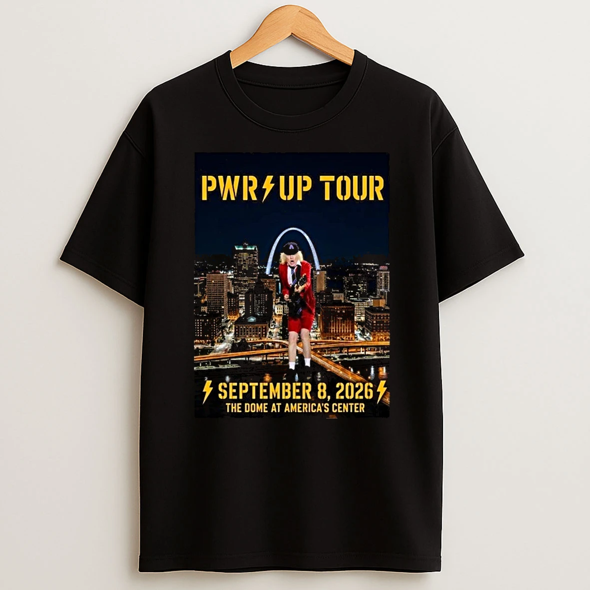 Acdc Power Up Tour 2026 Pwr Up Tour At The Dome At Americas Center In St Louis Mo On September 8 2026 Shirts