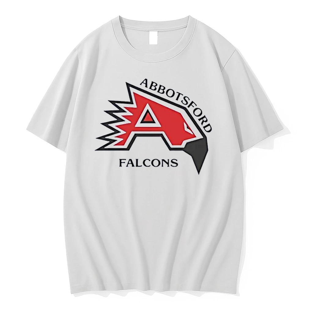 Abbotsford Falcons Logo Apparel Abbotsford Falcons White Shirts