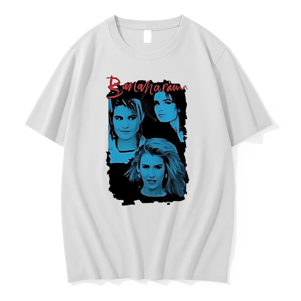 Bananarama Members Portrait Womens White Shirts