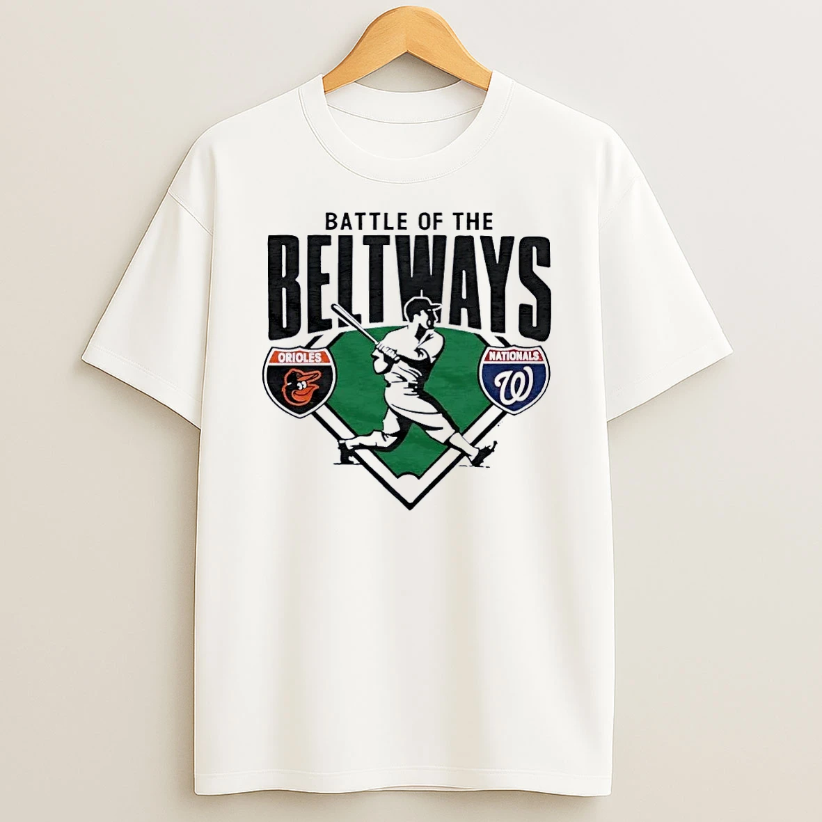 Battle Of The Beltways Orioles Nationals White Shirts