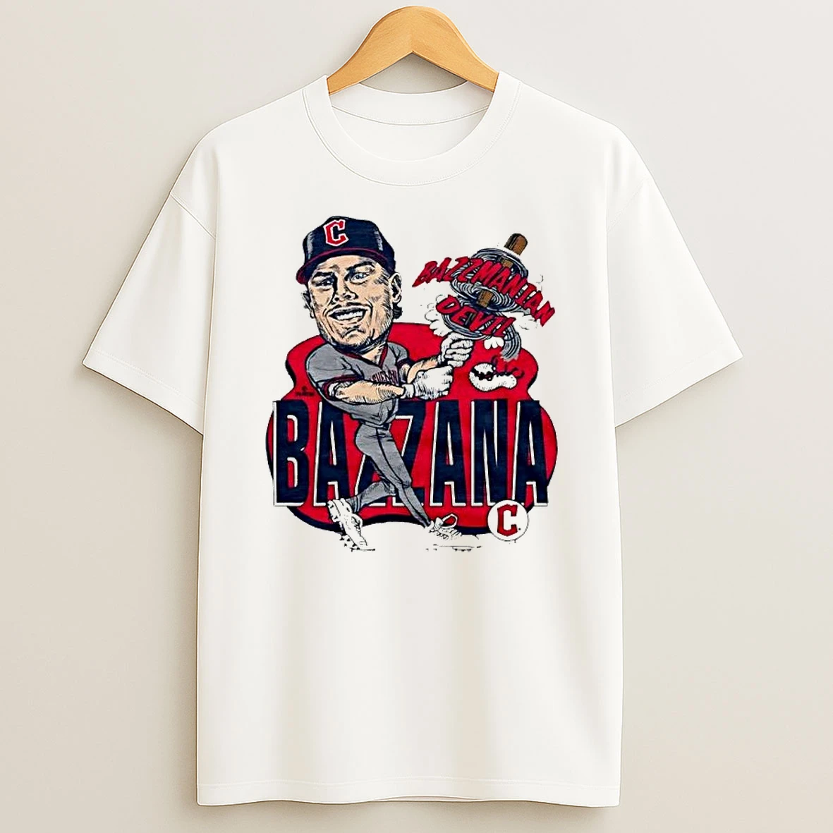 Bazzmanian Devil Travis Bazzana Cleveland Guardians Shirts
