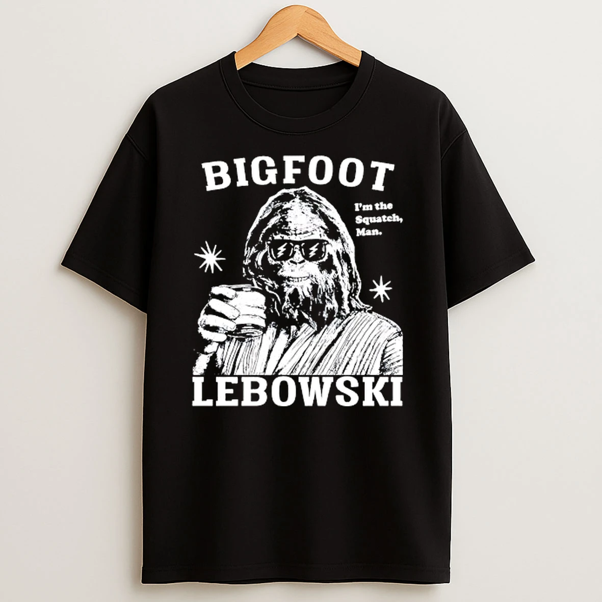 Bigfoot Lebowski I Am The Squach Man Shirts