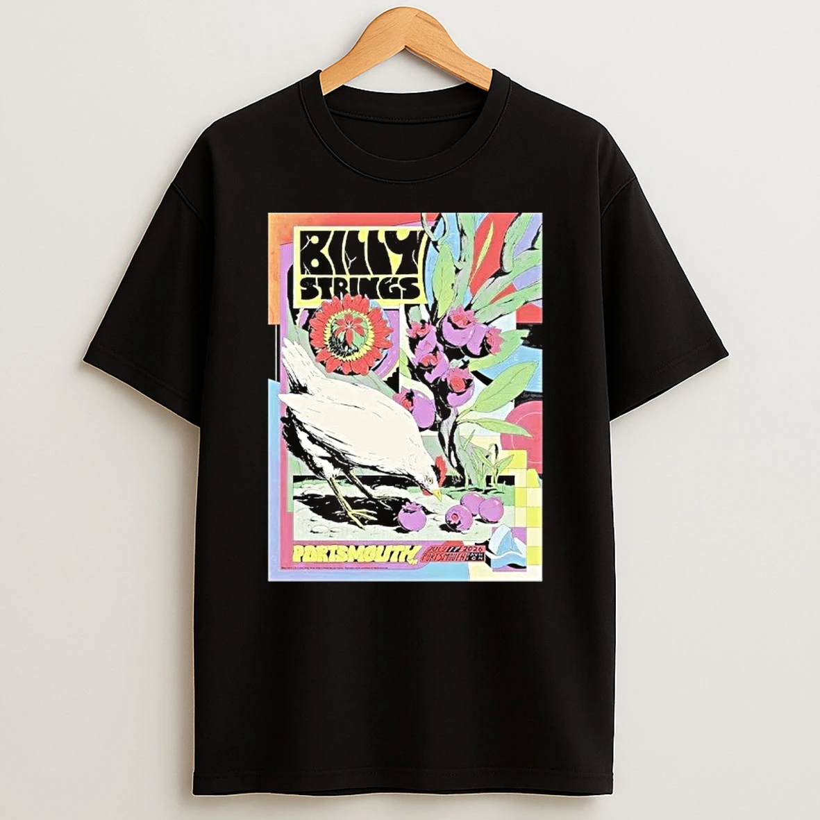 Billy Strings Portsmouth Virginia 2026 Night 1 Event At Porstsmouth Pavilion On July 17 2026 Shirts