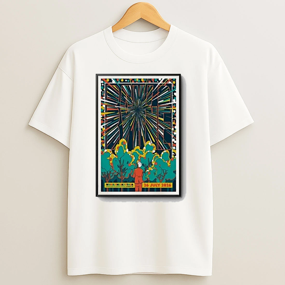 David Byrne At Cardiff Castle 26 Jul 2026 Shirts