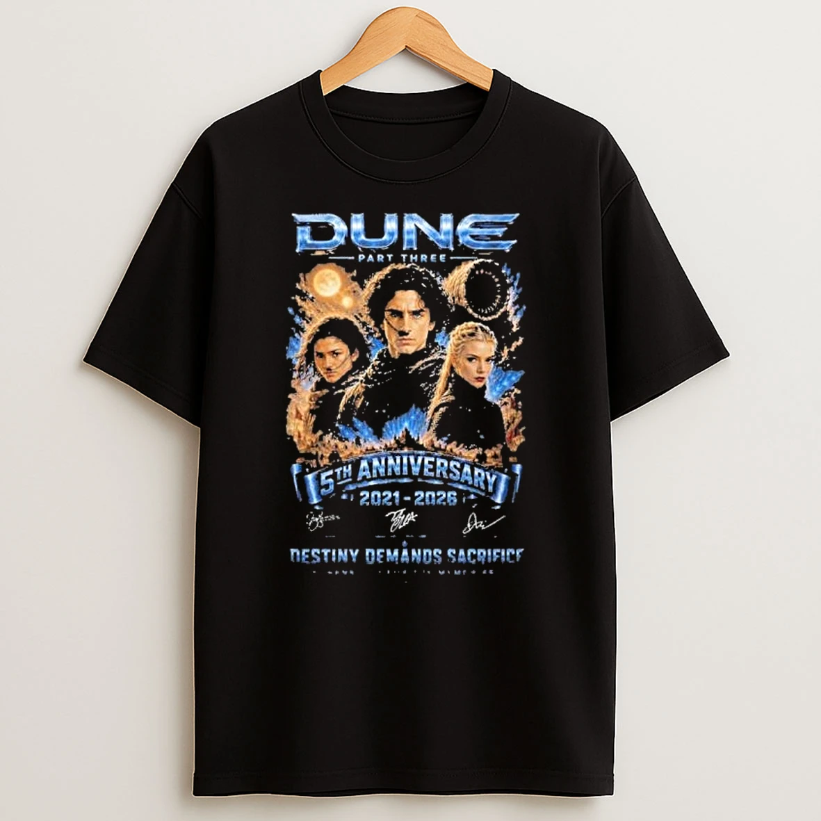 Dune Part Three 5th Anniversary 2021 2026 Thank You For The Memories Shirts