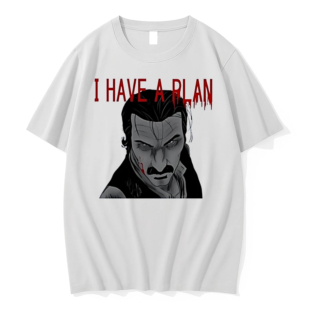 Dutch Van Der Linde I Have A Plan White Shirts