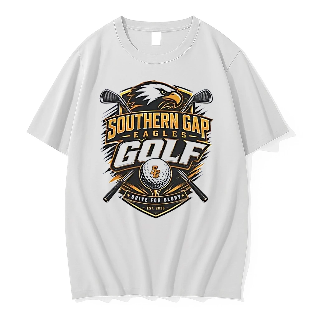 Est 2026 Southern Gap Eagles Golf Drive For Glory Team White Shirts