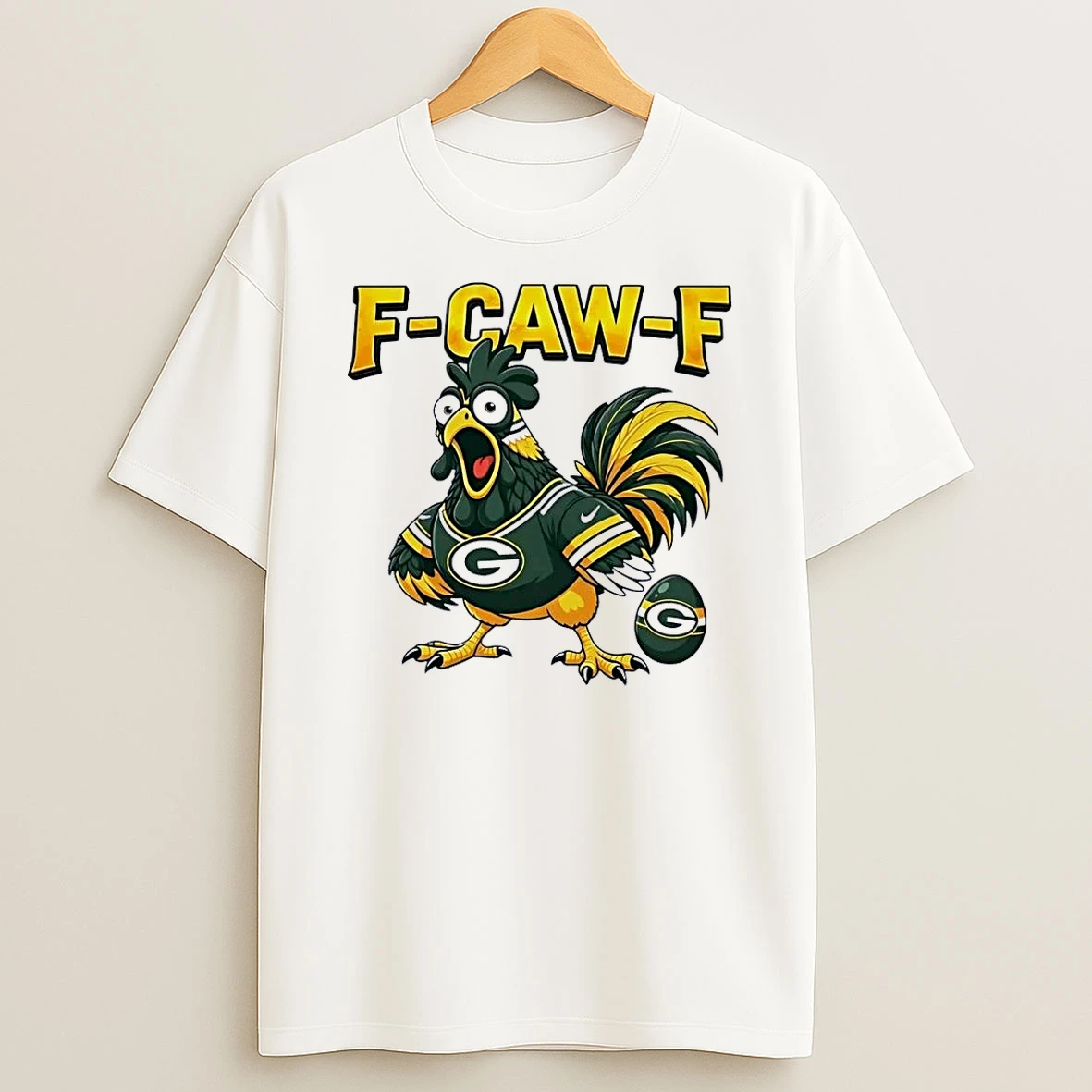 F Caw F Green Bay Packers White Shirts