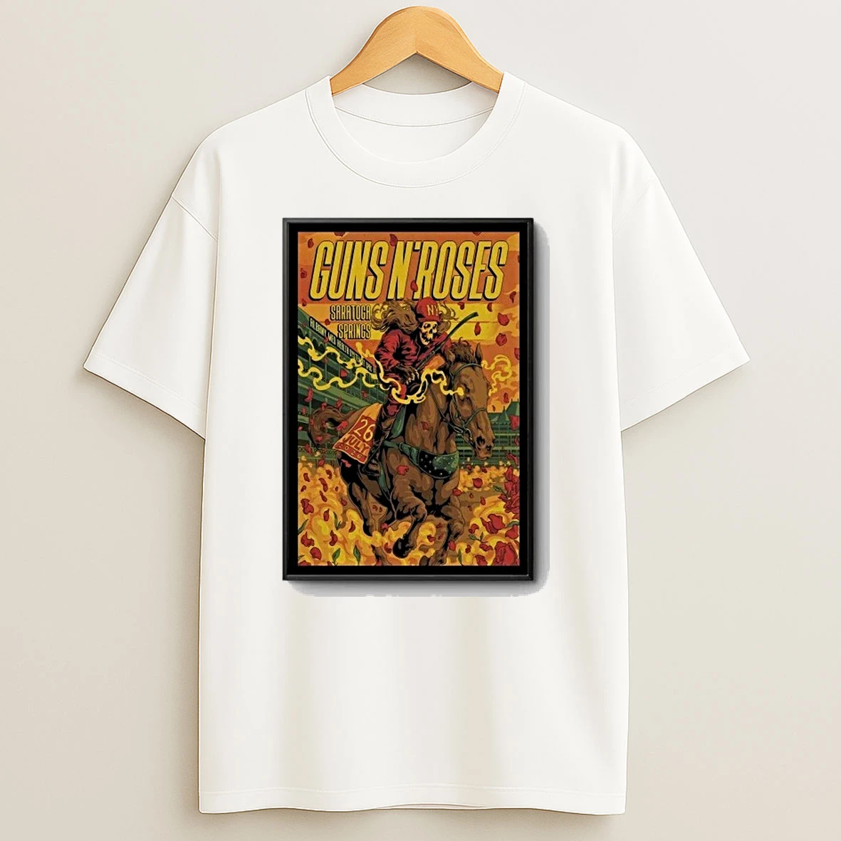 Guns N Roses Jul 26 2026 Saratoga Springs Ny Shirts