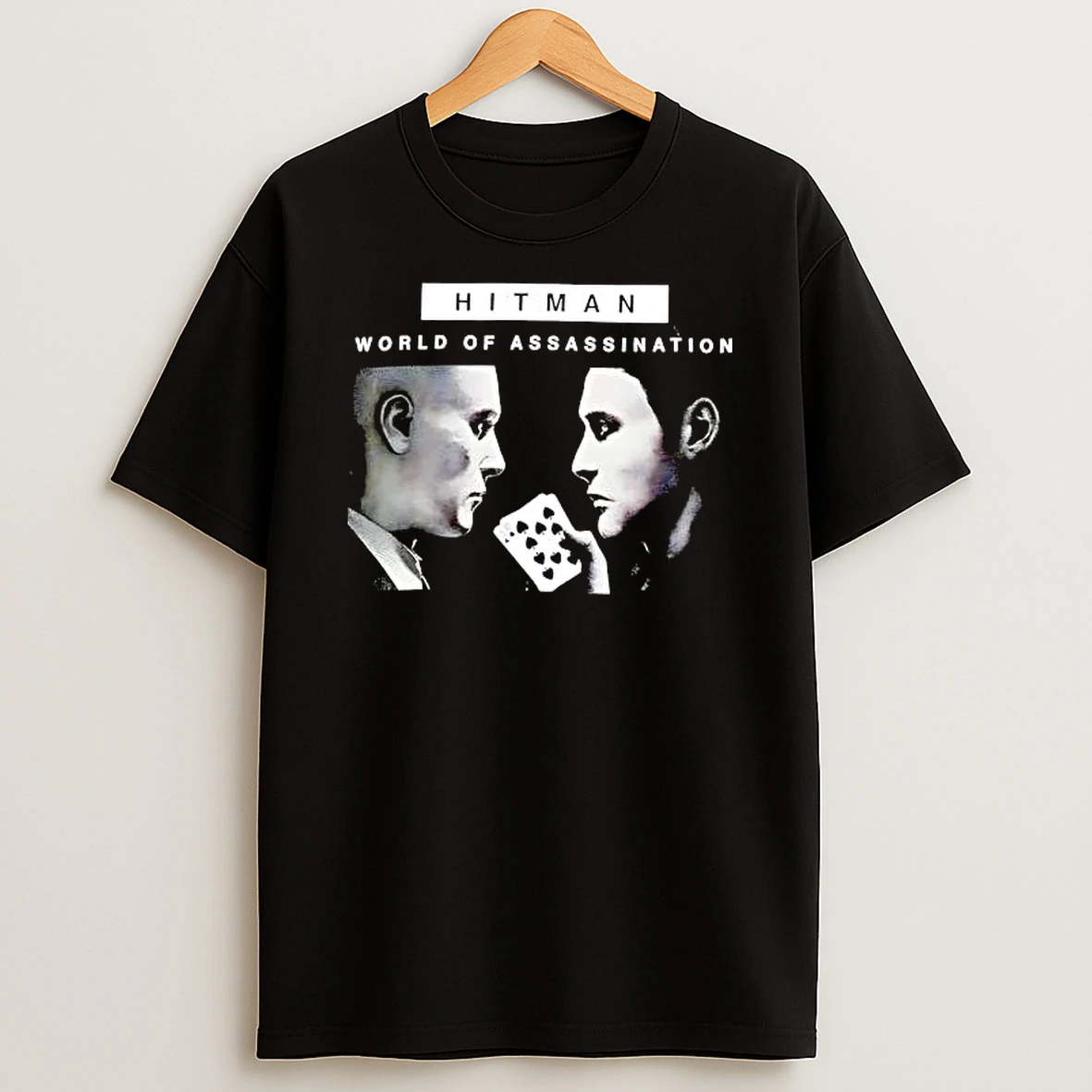 Hitman World Of Assassination Playing Cards Graphic Shirts