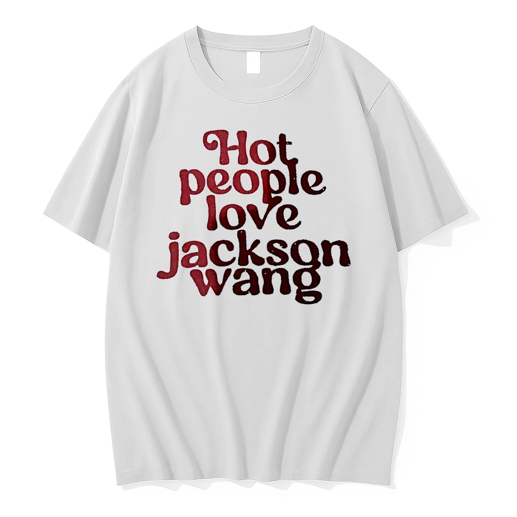 Hot People Love Jackson Wang White Shirts