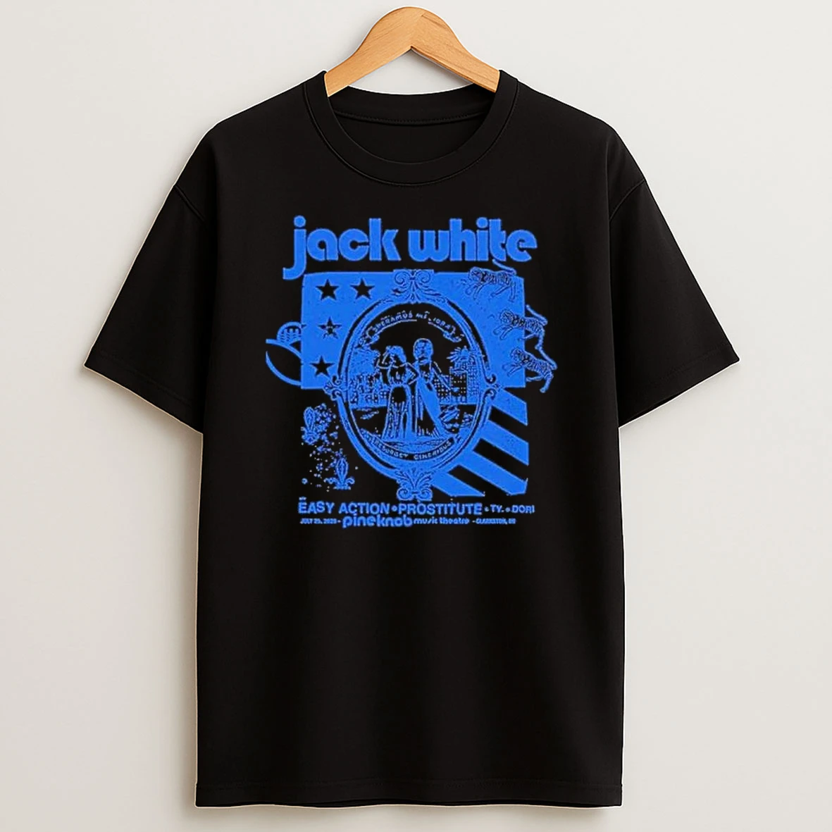 Jack White Clarkston Mi 2026 Event Tee At Pine Knob Music Theater On July 25 2026 Shirts