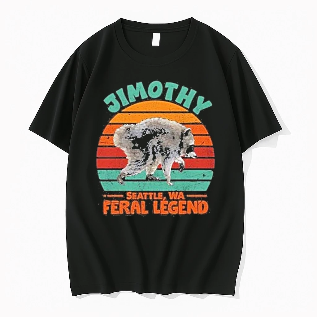 Jimothy Raccoon Seattle Feral Legend Vintage Shirts