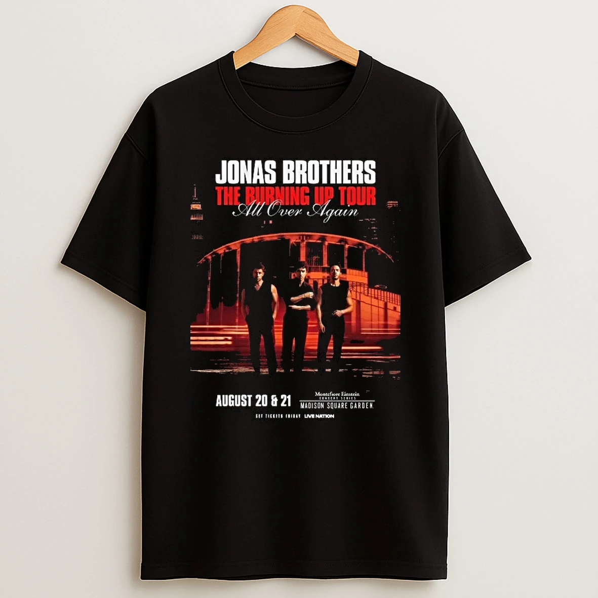 Jonas Brothers 2026 The Burning Up Tour All Over Again With 2 Special Nights August 20 And 21 At Madison Square Gar