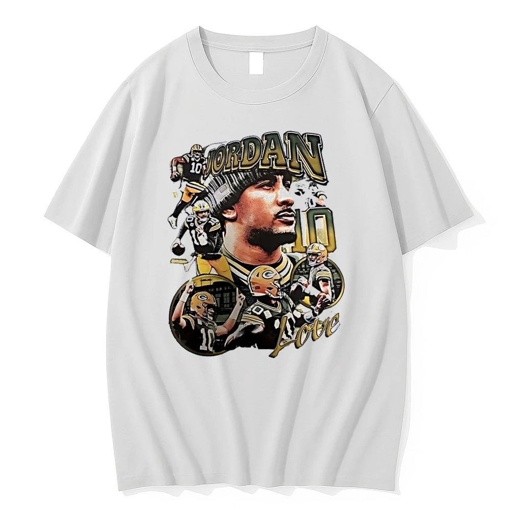 Jordan Love Green Bay Packers 10 White Shirts