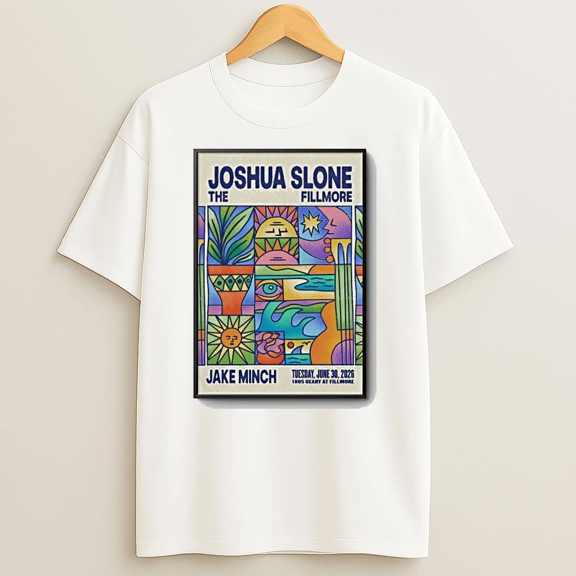 Joshua Slone The Fillmore In San Francisco Ca June 30 2026 Shirts