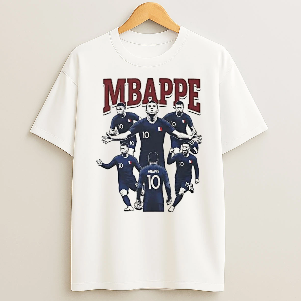 Kylian Mbappe France National Team Action Shirts