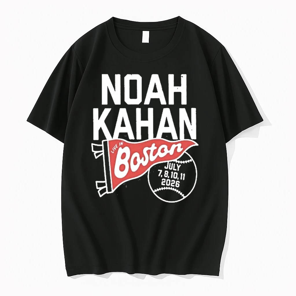 Limited Noah Kahan Navy July 7 8 2026 Boston Ma Tour Shirts