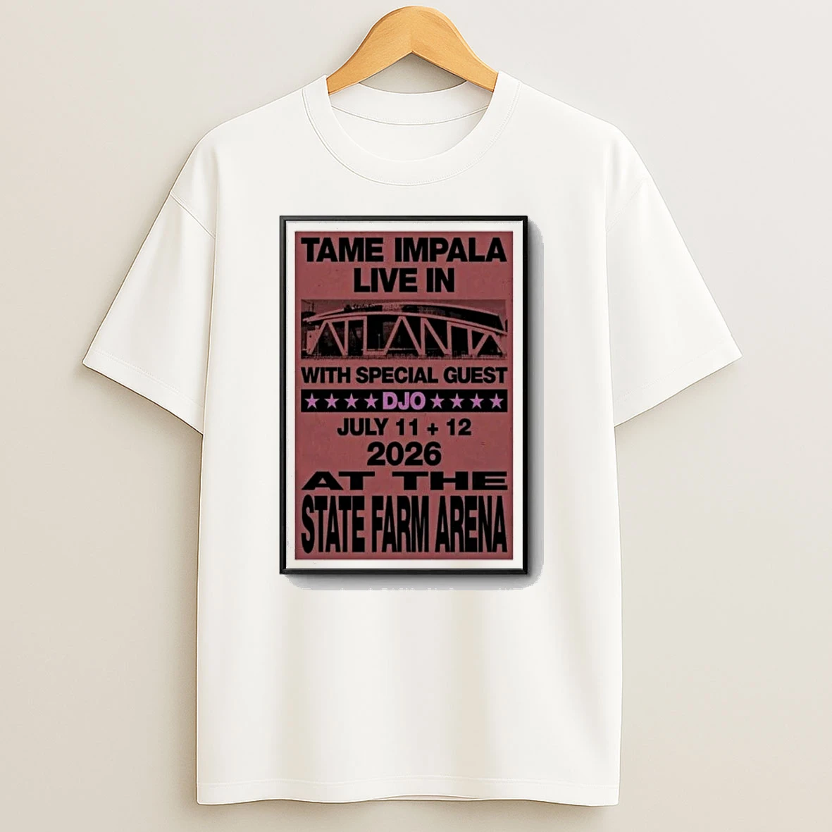 Limited Tame Impala Atlanta Ga July 12 2026 State Farm Arena Tour Shirts
