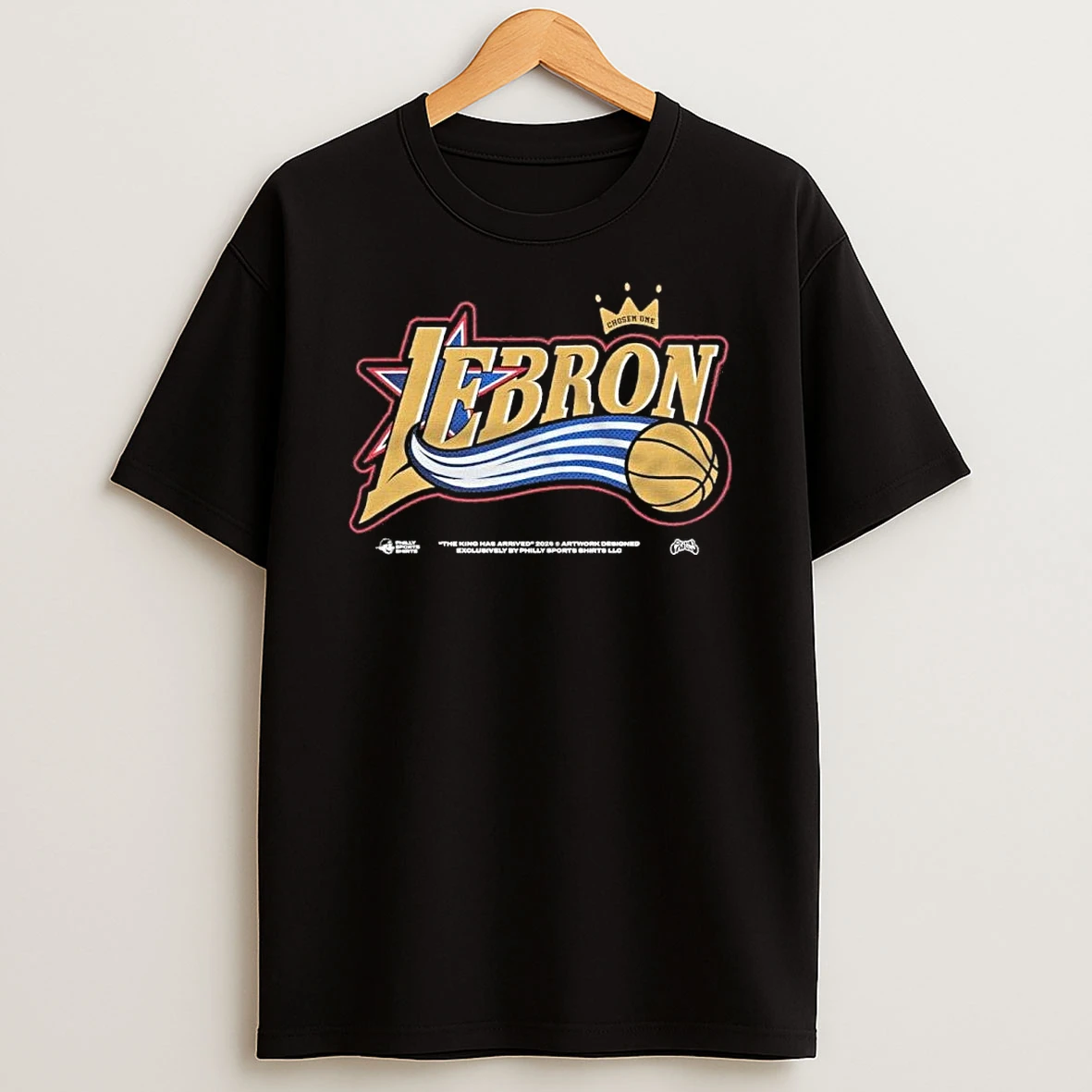 Lebron James Philly 76ers The King Has Arrived Shirts