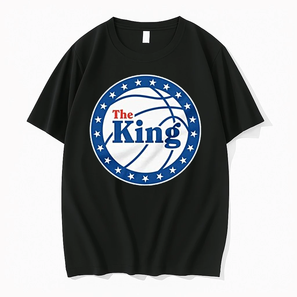 Lebron James The King Philadelphia 76ers Circle Shirts