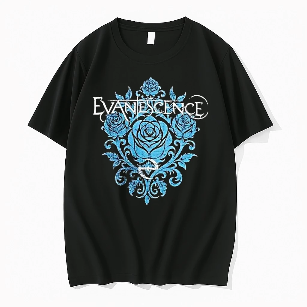 Merchandise Evanescence Rose Bloom Logo Shirts