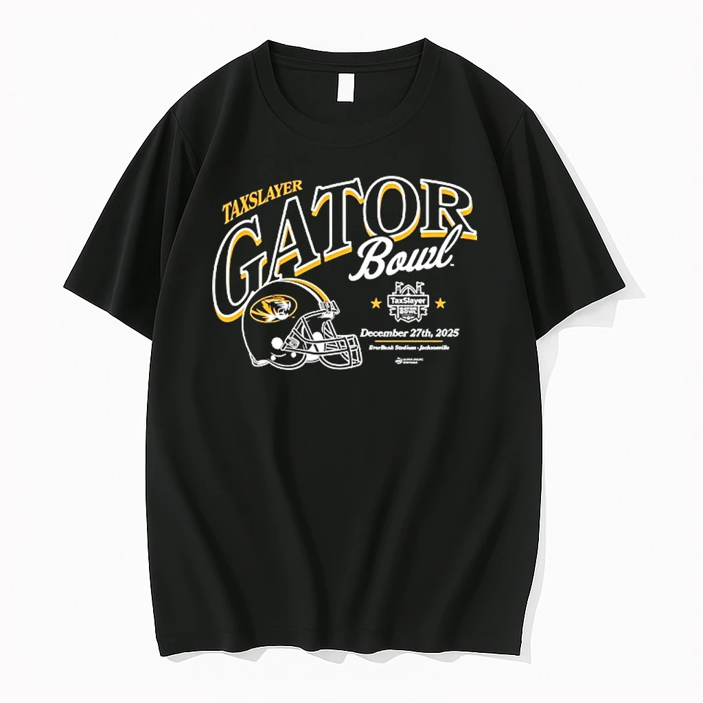 Missouri Tigers 2025 Taxslayer Gator Bowl Helmet Shirts