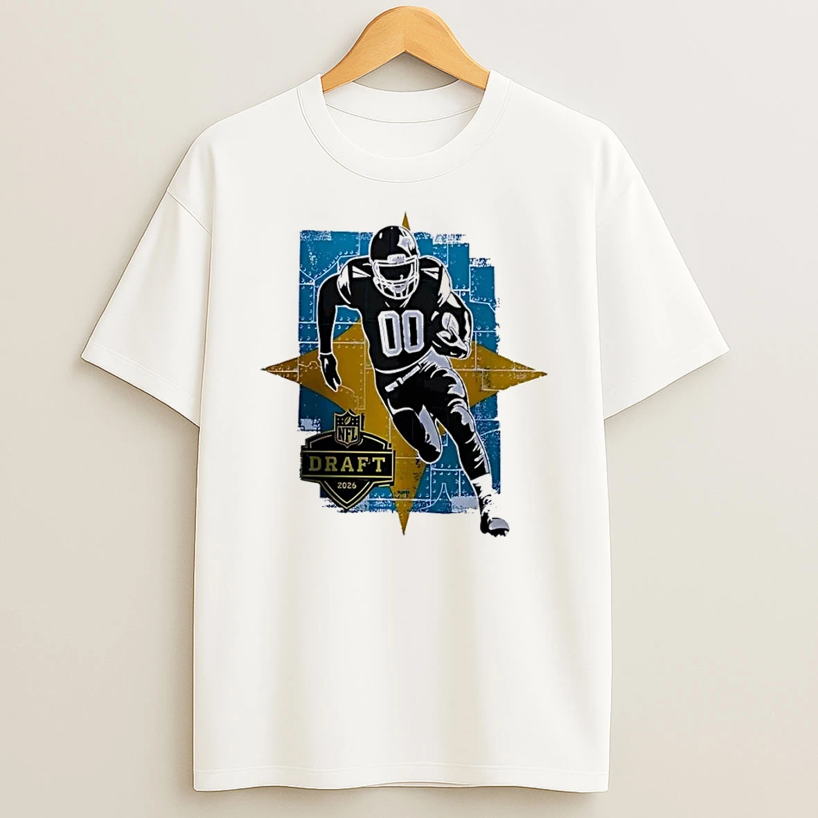 Nfl Draft 2026 Football Player Running White Shirts