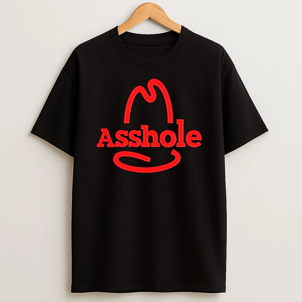 Neon Sign Apparel Red Asshole Hat Shirts