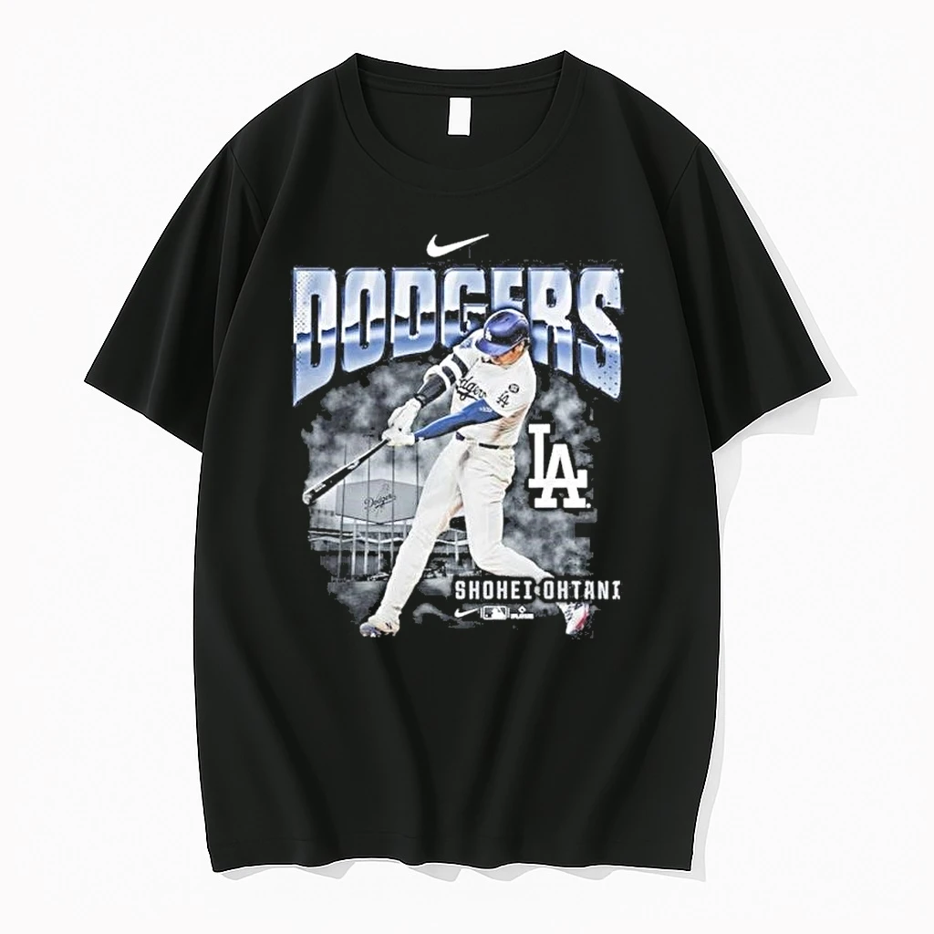 Nike Shohei Ohtani Los Angeles Dodgers Enlarged Player Graphic Max90 Shirts