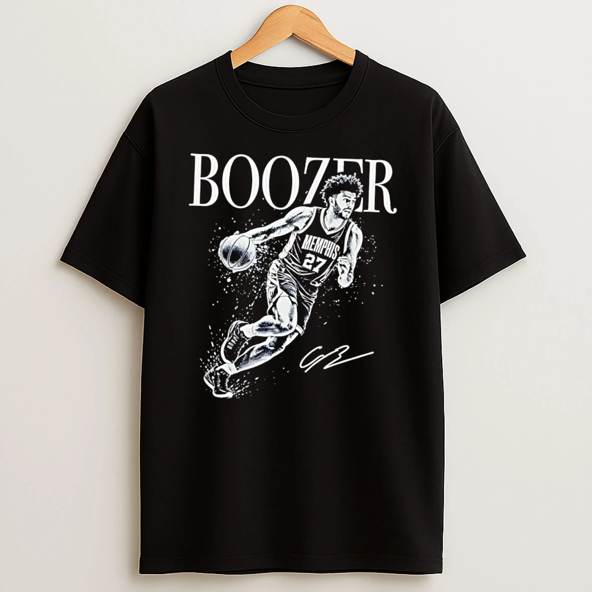 Officials Cb Boozer Dribbling Memphis Basketball Black Premium T Shirt Sweatshirt Hoodie