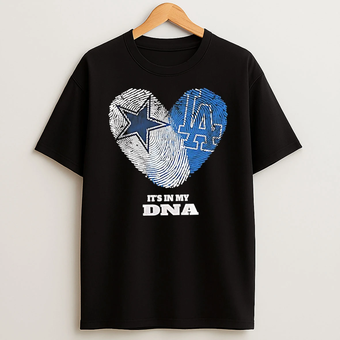 Officials Dallas Cowboys Los Angeles Dodgers It Is In My Dna Premium T Shirt Sweatshirt Hoodie