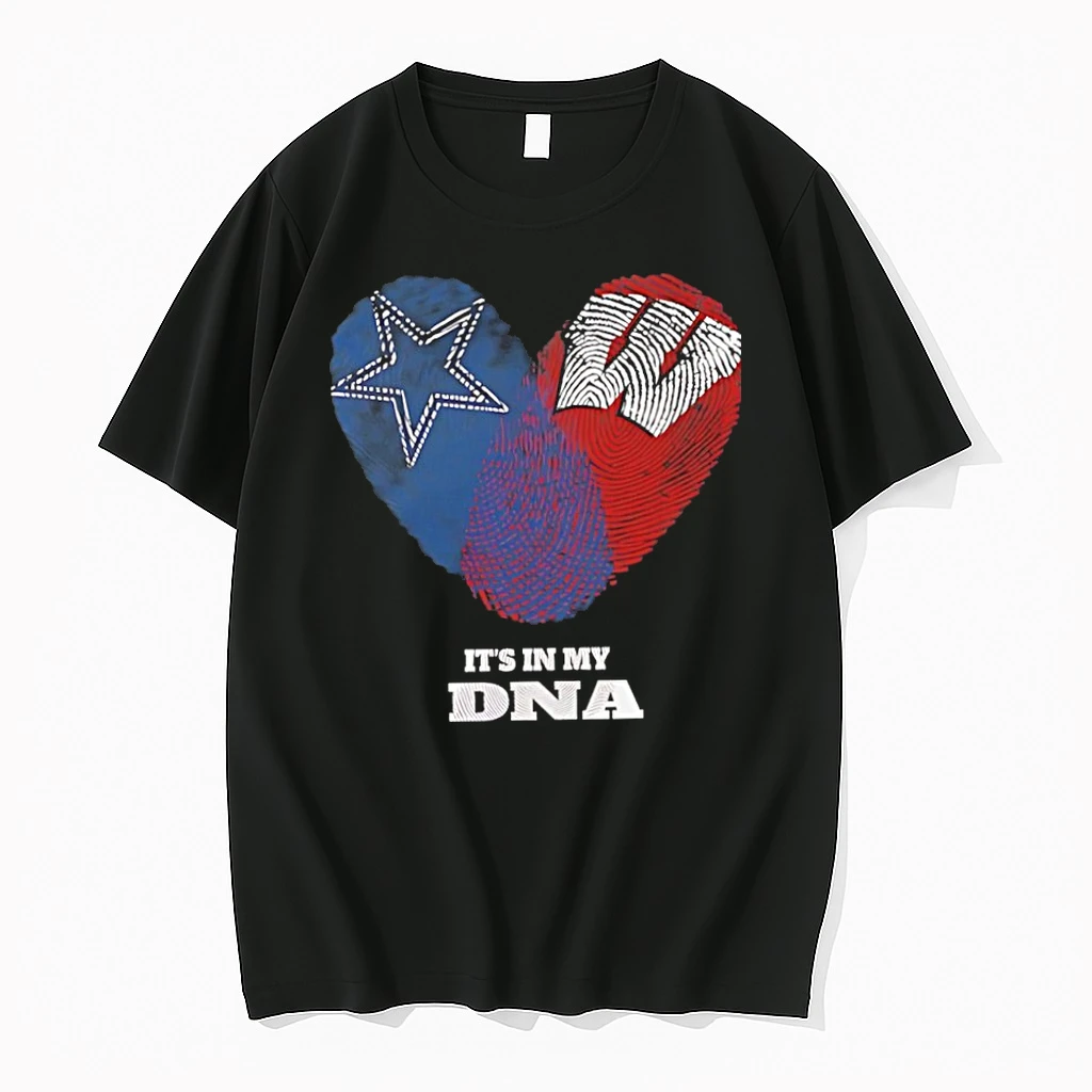 Officials Dallas Cowboys And Wisconsin Badgers Its In My Dna Premium T Shirt Sweatshirt Hoodie