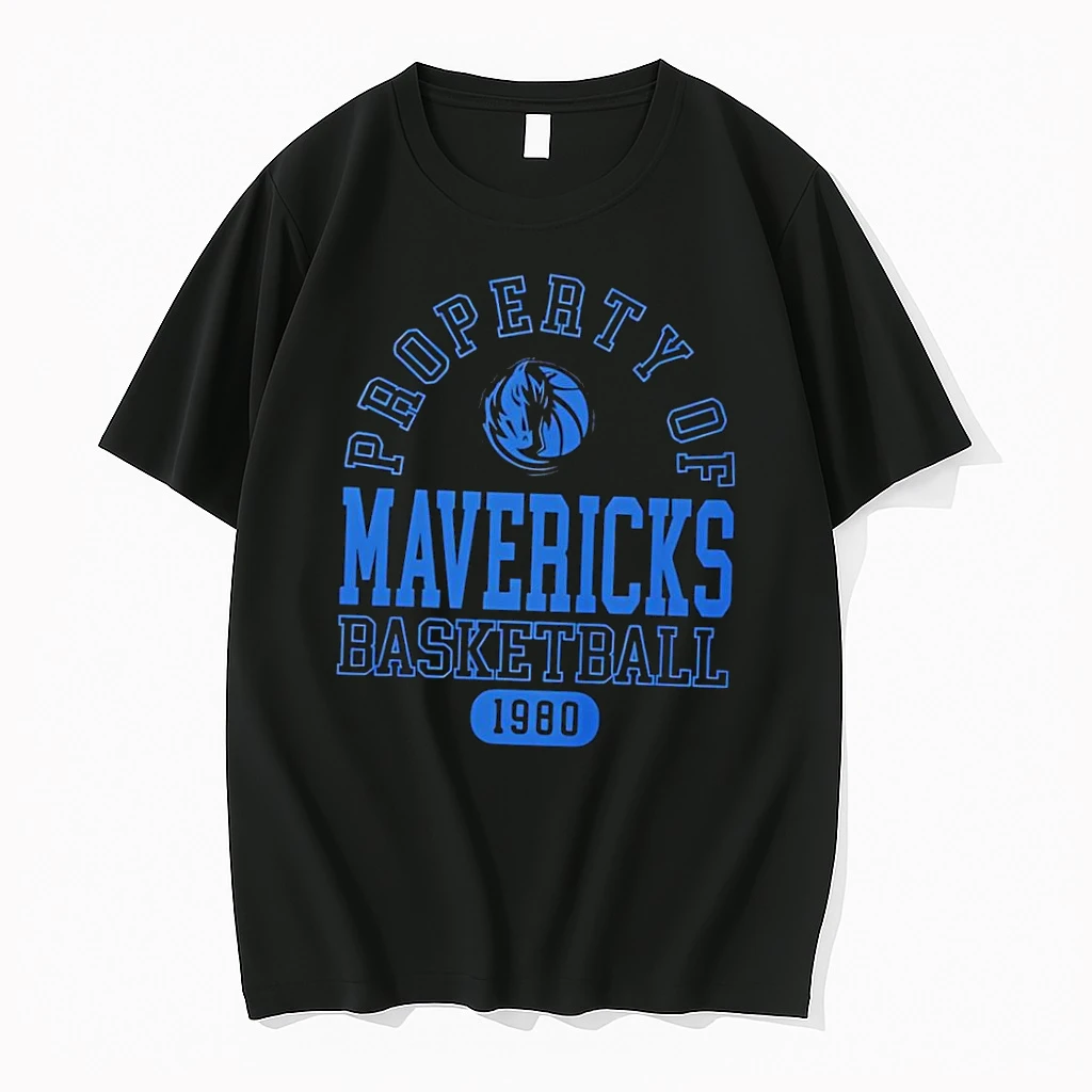 Officials Dallas Mavericks Apparel Property Of Mavericks Basketball 1980 Black Premium T Shirt Sweatshirt Hoodie
