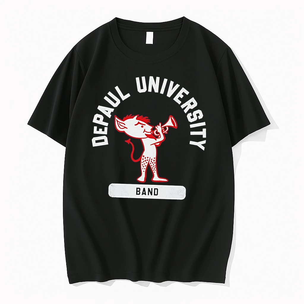 Officials Depaul University Band Blue Demon Mascot Tee Premium T Shirt Sweatshirt Hoodie