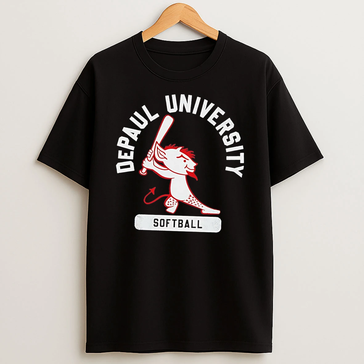 Officials Depaul University Blue Demons Softball Mascot Tee Premium T Shirt Sweatshirt Hoodie