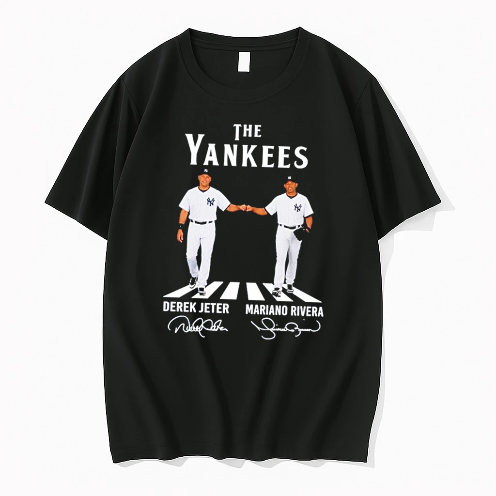 Officials Derek Jeter And Mariano Rivera The Yankees New York Yankees Signature Tee Premium T Shirt Sweatshirt Hoodie