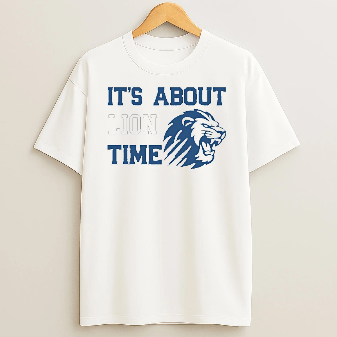 Officials Detroit Lions Football Its About Lione Time Premium T Shirt Sweatshirt Hoodie
