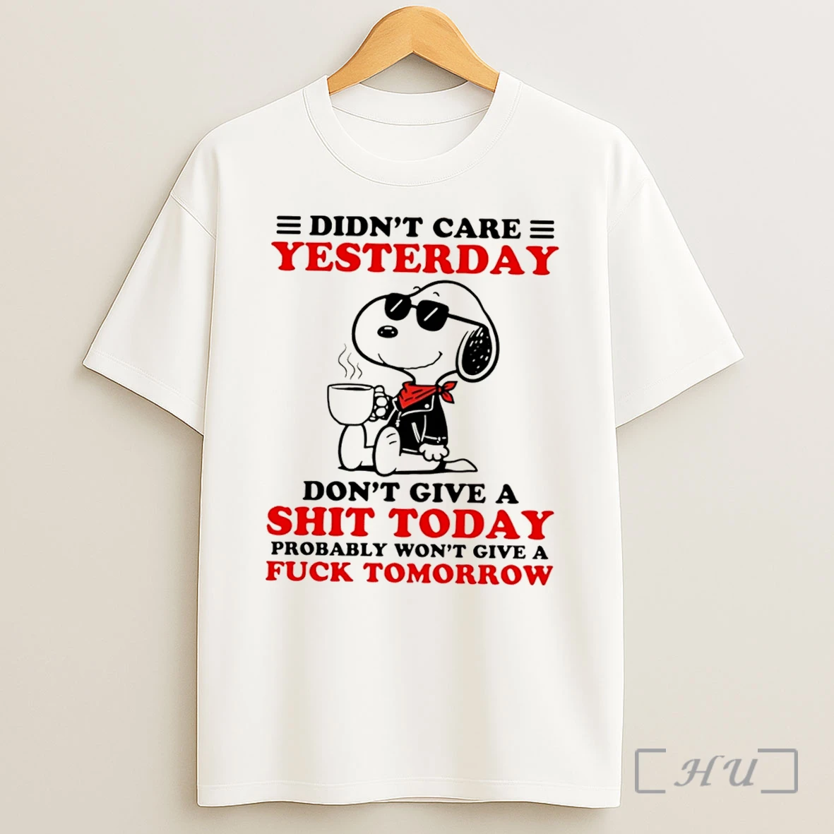 Officials Didnt Care Yesterday Dont Give A Shit Today Probably Wont Give A Fck Tomorrow Snoopy Tee Premium Shirt Sweatshirt Tee